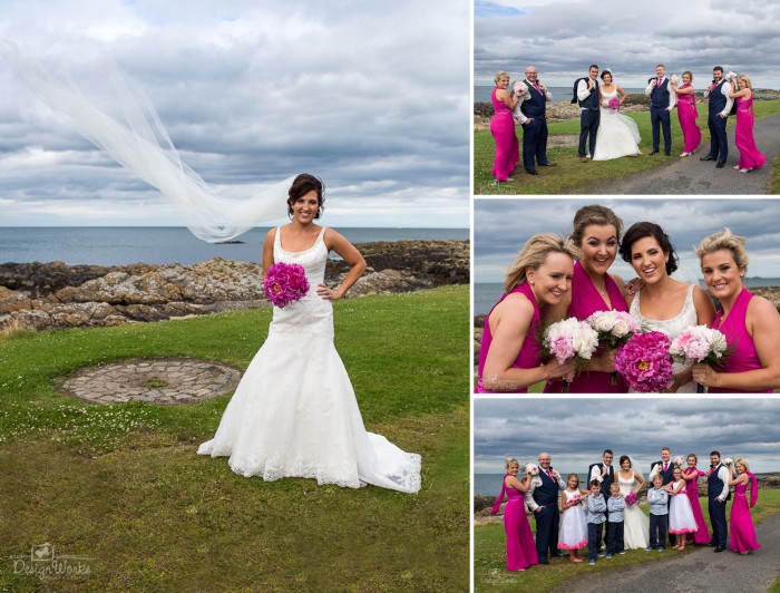 skerries wedding bride on beach