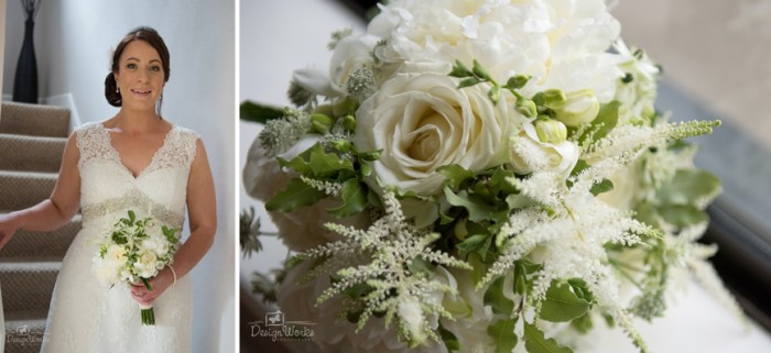 vintage dublin wedding bridal flowers