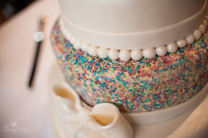 vintage dublin wedding cake