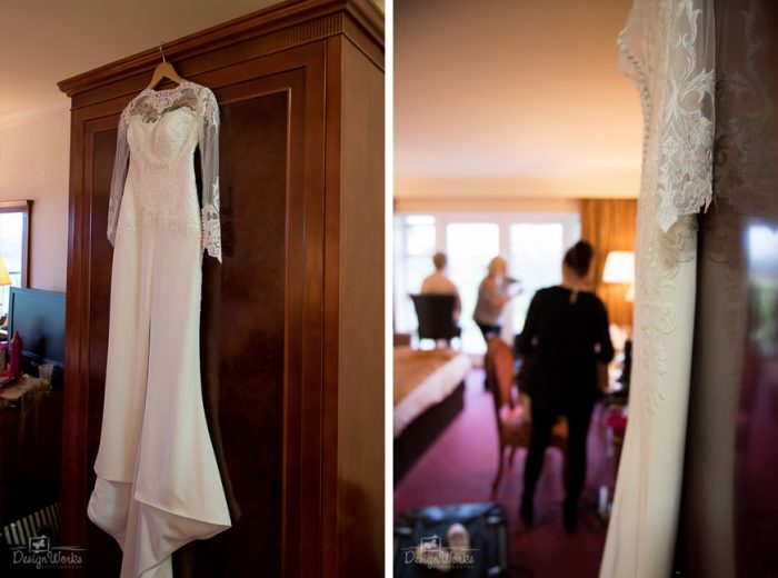 Knightsbrook hotel wedding dress lace wedding dress